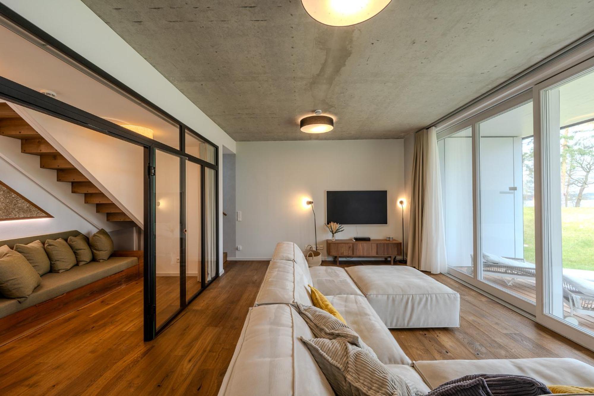 Marina Maisonette Seeblick Mit Pool Und Sauna Bad Saarow Luaran gambar