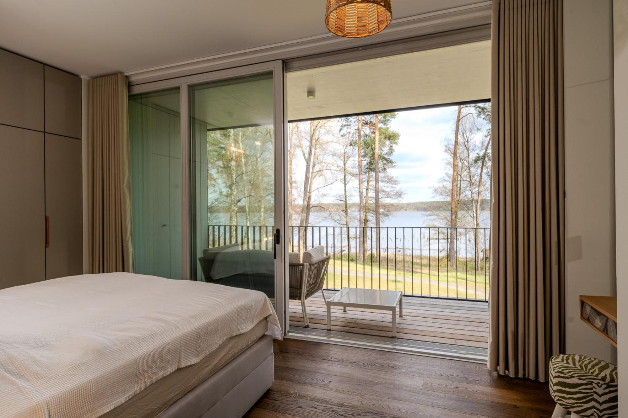 Marina Maisonette Seeblick Mit Pool Und Sauna Bad Saarow Luaran gambar