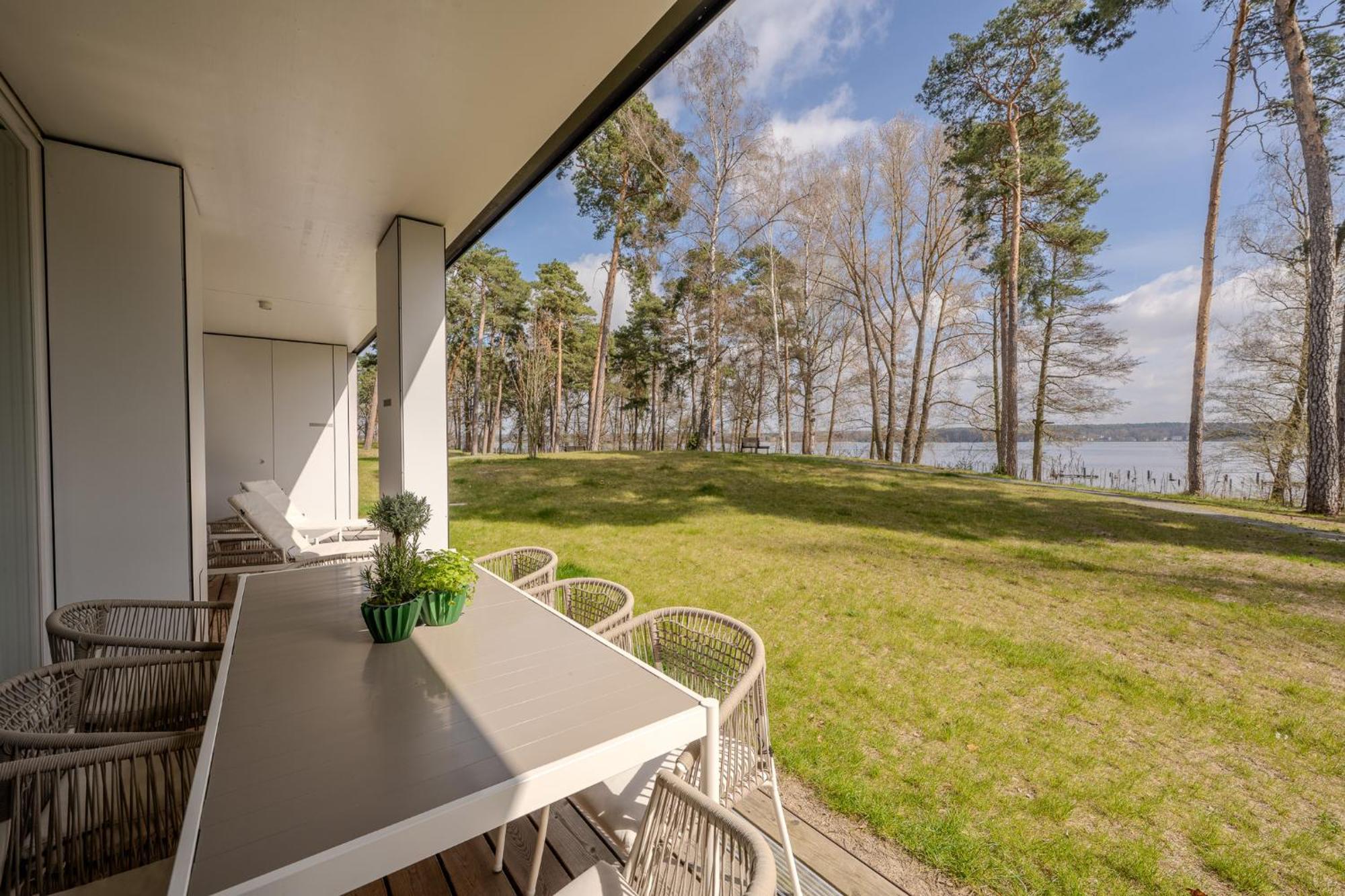 Marina Maisonette Seeblick Mit Pool Und Sauna Bad Saarow Luaran gambar